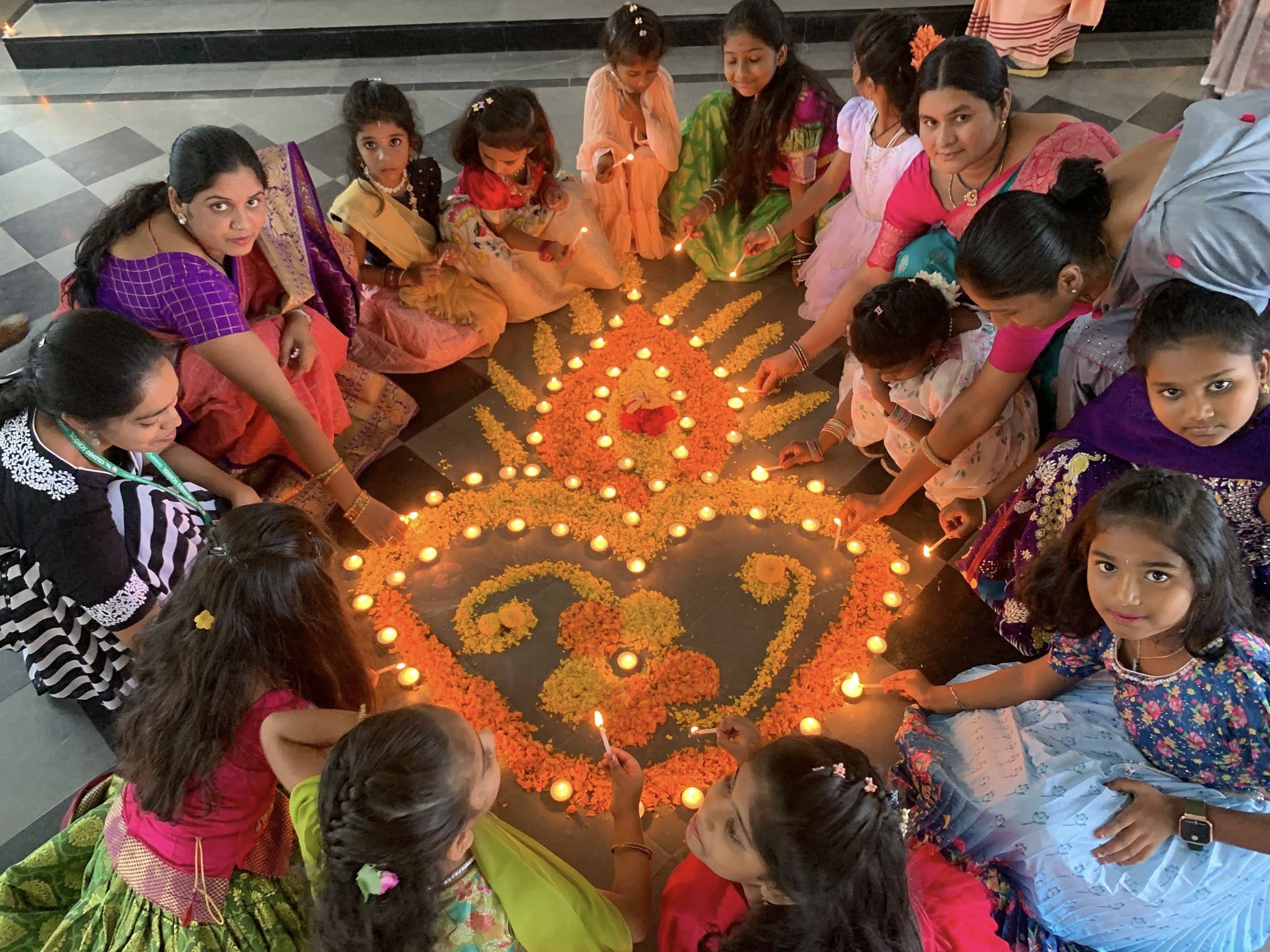 Diwali celebration at school